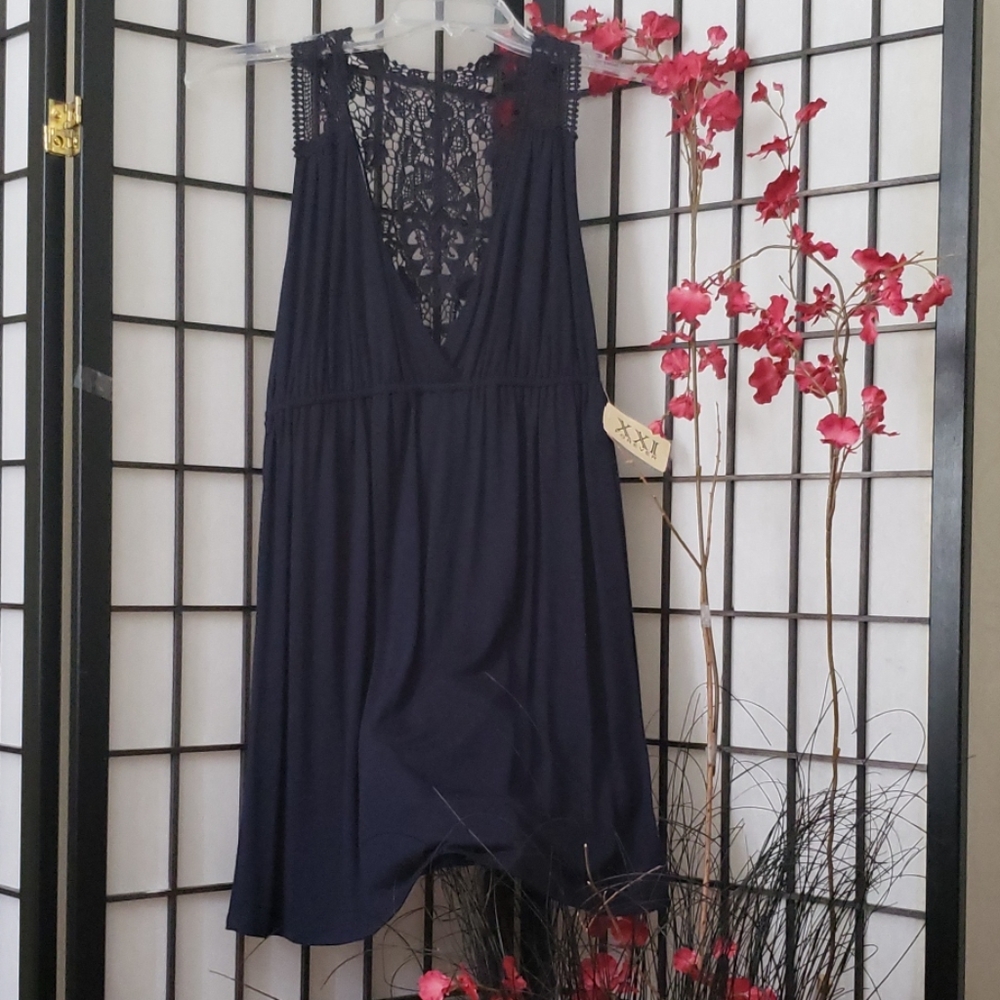 Navy blue forever 21 short dress